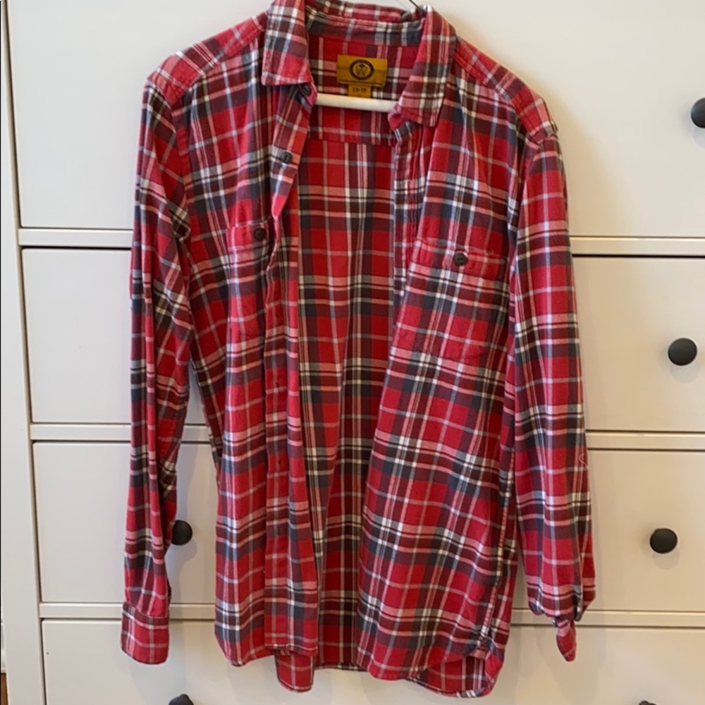Men’s Plaid Button Down